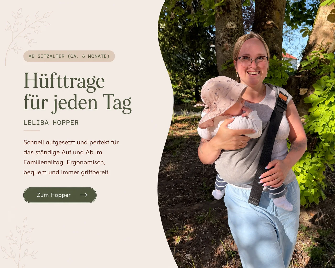 LELIBA Hopper Hufttrage fur jeden Tag